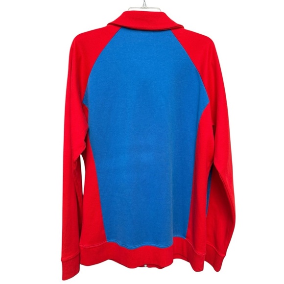 Adidas Swim Club Zip Up Jacket Size XL Red Blue Retro 70s Inspired Rare - Picture 7 of 10